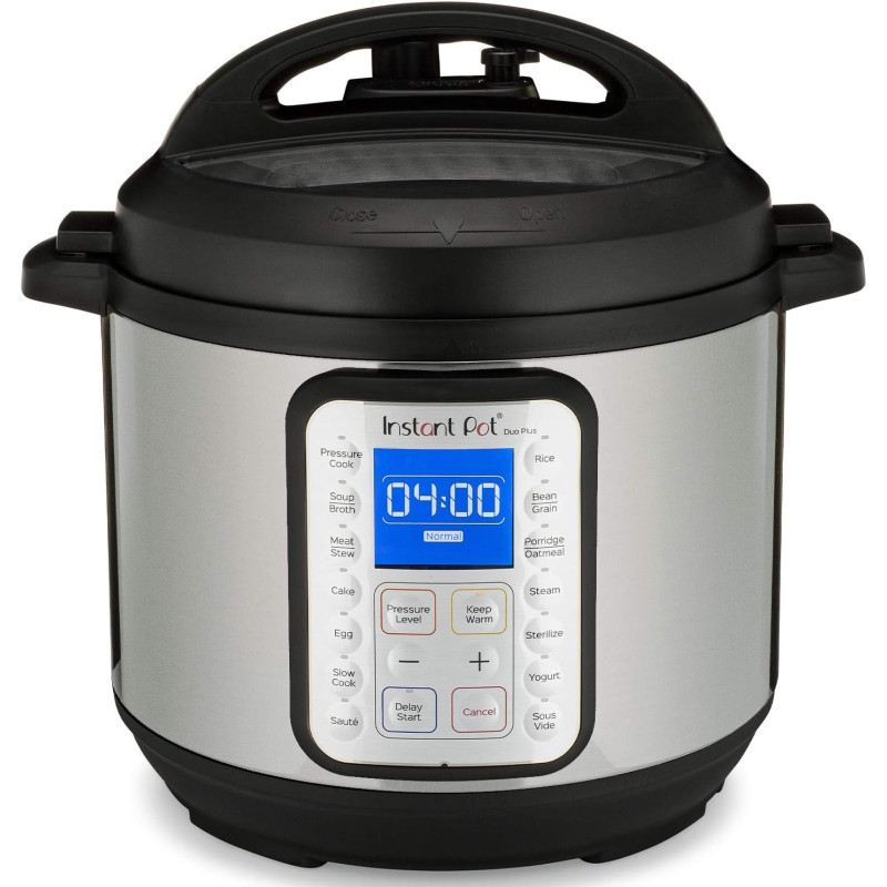 Instant Pot Duo Plus 9-In-1 Electric Programmable Pressure Cooker, Multicooker, Stainless Steel Inner Pot, Advanced Safety Protection