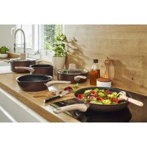 Tefal Eco-Respect 24CM Saute Pan With Lid, Red