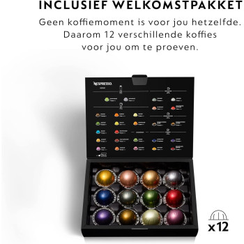 Nespresso Krups XN9108 Vertuo Next Coffee Capsule Machine Power Off Function Classic, Black