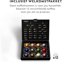 Nespresso Krups XN9108 Vertuo Next Coffee Capsule Machine Power Off Function Classic, Black