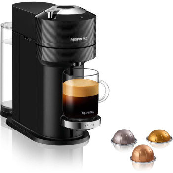 Nespresso Krups XN9108 Vertuo Next Coffee Capsule Machine Power Off Function Classic, Black