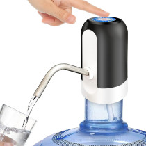 Sky-Touch 5 Gallon Water Bottle Pump, Usb Charging Portable Electric Water Pump For For For 2-5 Gallon Jugs USB Charging Portable Water Dispenser For Office, Home, Camping, Kitchen And ETC, Black