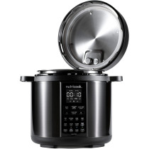 Nutricook Smart Pot 2, 8 Liters, 9 In 1 Electric Pressure Cooker, Slow Cooker, Rice Cooker, Steamer, Saute Pot, Yogurt Maker and More, 12 Smart Programs With New Smart Lid