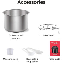 Nutricook Smart Pot 2, 8 Liters, 9 In 1 Electric Pressure Cooker, Slow Cooker, Rice Cooker, Steamer, Saute Pot, Yogurt Maker and More, 12 Smart Programs With New Smart Lid