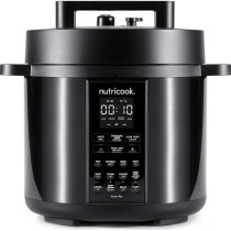 Nutricook Smart Pot 2, 8 Liters, 9 In 1 Electric Pressure Cooker, Slow Cooker, Rice Cooker, Steamer, Saute Pot, Yogurt Maker and More, 12 Smart Programs With New Smart Lid