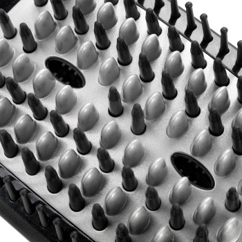 Babyliss Hair Straightening, 3D Tech Hot Brush For Versatile Styling And Smooth Results, Black Design For A Sleek, Durable Construction For Long-Lasting Performance, Black