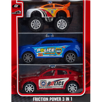 Power Joy Toy Car Friction Power 3 In 1