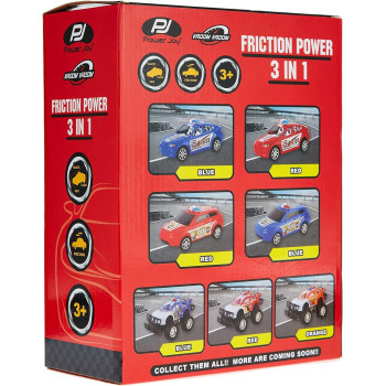 Power Joy Toy Car Friction Power 3 In 1