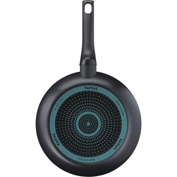 Tefal B55504 Easy Cook and Clean Frying Pan 24CM Non-Stick Coating Thermal Signal Sturdy Base Easy Cleaning Deep Shape, Black