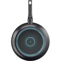 Tefal B55506 Easy Cook And Clean Frying Pan 28 CM Non-Stick Coating Thermal Signal Stable Base Easy Clean Deep Shape, Black