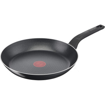 Tefal B55506 Easy Cook And Clean Frying Pan 28 CM Non-Stick Coating Thermal Signal Stable Base Easy Clean Deep Shape, Black