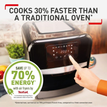 Tefal 9 In 1 Easy Fry Oven And Grill, 2050 Watts, Black
