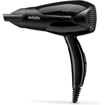Babyliss Powerlight 2000 Dryer, Lightweight And Powerful 2000W Dryer With Quick Drying Time, 2 Heat And 2 Speed Control, Easy To Handle And Efficient And Customizable Settings, Black