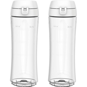 Moulinex Fresh Personal Blender With 2 On The Go Bottles, 600 Ml, 350 Watts, White, Plastic