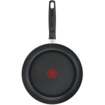 Tefal Frying Pan G6 Super Cook 24 CM Frypan Non Stick With Thermo Signal, Black, Aluminium