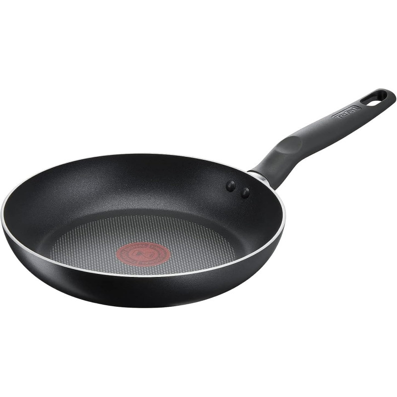 Tefal Frying Pan G6 Super Cook 24 CM Frypan Non Stick With Thermo Signal, Black, Aluminium