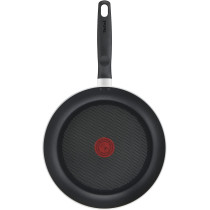 Tefal Frying Pan G6 Super Cook 28 CM Frypan Non Stick With Thermo Signal, Black, Aluminium
