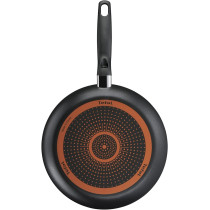 Tefal Frying Pan G6 Super Cook 28 CM Frypan Non Stick With Thermo Signal, Black, Aluminium