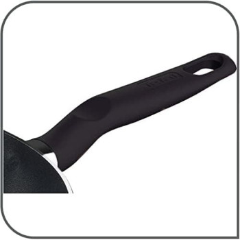 Tefal Frying Pan G6 Super Cook Wokpan 28 Lid Non Stick With Thermo Signal, Black, Aluminium