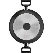 Tefal Kadai Pan G6 Delicia 28 CM Kadai Pot With Glass Lid Non-Stick, Black, Aluminium