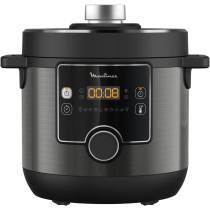 Moulinex Electrical Pressure Cooker Turbo Cuisine Electric Cooker 7.6 Litre 1200 Watts, Black