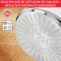 Tefal Cooking Pot With Glass Lid Intuition Xl Large Stainless Steel 26 CM/6.5 L Casserole Induction Premium 18/10 Stainless Steel Sturdy Handlesglass Lid