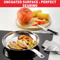Tefal Intuition 24 CM Frypan, Premium Stainless Steel 18/10, Induction