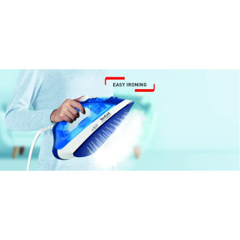 Tefal Steam Iron Easy Steam Iron Steamer 1200 W 220 Ml Anti-Scale Non-Stick, Blue