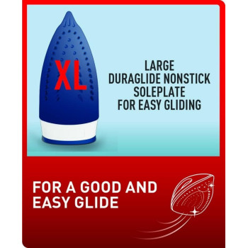 Tefal Steam Iron Easy Steam Iron Steamer 1200 W 220 Ml Anti-Scale Non-Stick, Blue