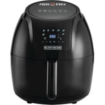 Black+Decker Xl Digital Air Fryer, 1800W, 5.6L/1.5Kg, 7 Presets, Crispy And Healthy Cooking, Rapid Air Technology and Led Display, Best For Frying, Grilling, Roasting
