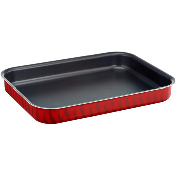 Tefal Baking Pan Les Specialistes Oven Dish 24X31CM Non-Stick Coating, Aluminum, Heat Diffusion Easy Cleaning, Red