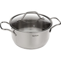 Tefal Intuition 20 CM Casserole, Premium Stainless Steel 18/10, 2.9 L, Induction, B8644474