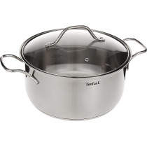 Tefal Intuition 24 CM Casserole, Premium Stainless Steel 18/10, 4.9 L, Induction