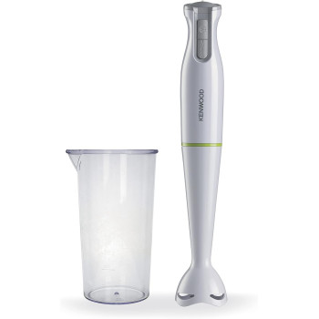 Kenwood Hand Blender 600W Stick Blender With Graduated Beaker, Turbo Function, Removable Wand For Easy Cleaning HBP02.001Wh, White