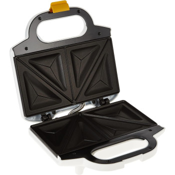 Moulinex Sandwich Maker Ultracompact Sandwich Maker Non Stick Plates, White, 700 Watts