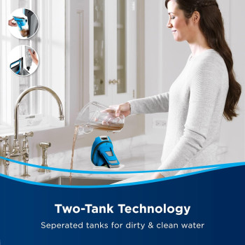 Bissell Crosswave Multi Surface 3 In 1 Vacuum Cleaner Wet And Dry Vacuum With 2 Tank Technology And Unique Microfiber and Nylon Brush Roll