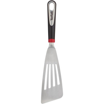 Tefal Ingenio Stainless Steel Flexible Spatula, Silver/Black, Stainless Steel/Plastic