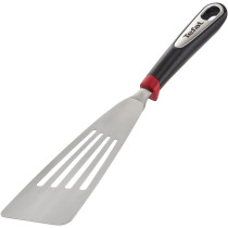 Tefal Ingenio Stainless Steel Flexible Spatula, Silver/Black, Stainless Steel/Plastic