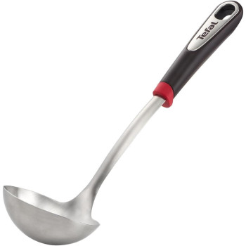 Tefal Ingenio Stainless Steel Ladle, Silver/Black, Steel/Plastic