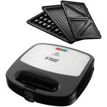 Russell Hobbs 24540 56/RH 3 In 1 Sandwich Maker, 760 W, Removable Plates