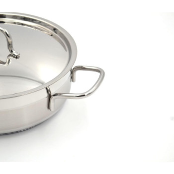 Korkmaz Alfa Casserole 24X8CM, 3.5L, Silver, A1022