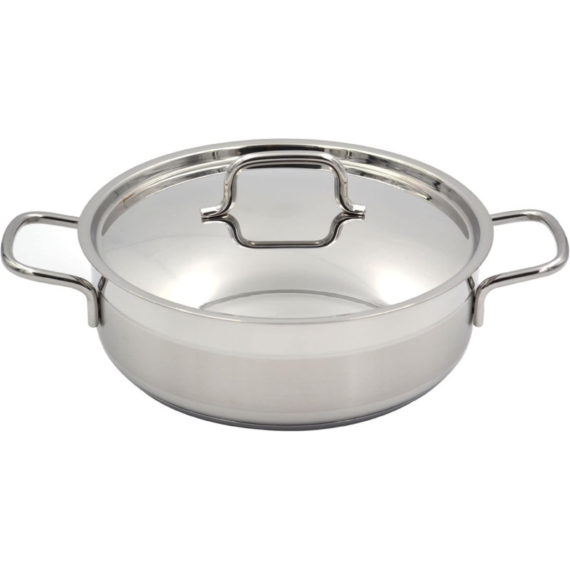 Korkmaz Alfa Casserole 24X8CM, 3.5L, Silver, A1022