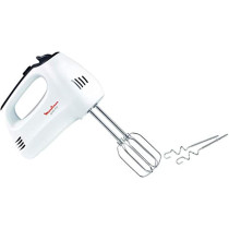 Moulinex Hand Mixer, Quick Mix Mixer For Whipping And Dough Kneading, 5 Speeds, Stainless Steel Beaters And Dough Hooks