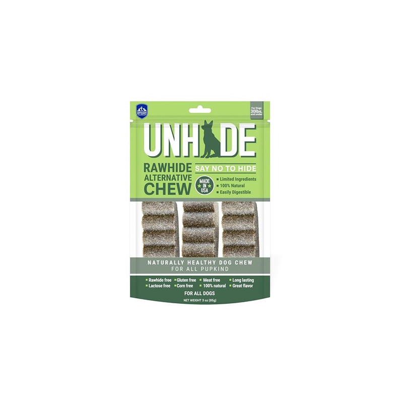 Himalayan Pet Supply Small Unhide Rawhide Alternative Chew Dog Treats, 85G (Pack Of 10)