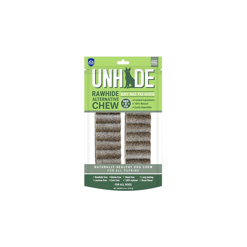 Himalayan Pet Supply Medium Unhide Rawhide Alternative Chew Dog Treats, 170G (Pack Of 7)