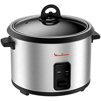 Moulinex Rice Cooker Easyrice 1.8 L Rice Maker 700 W, Silver/Black