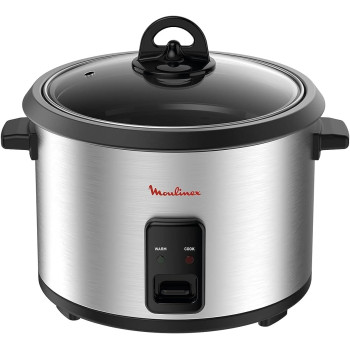 Moulinex Rice Cooker Easyrice 1.8 L Rice Maker 700 W, Silver/Black