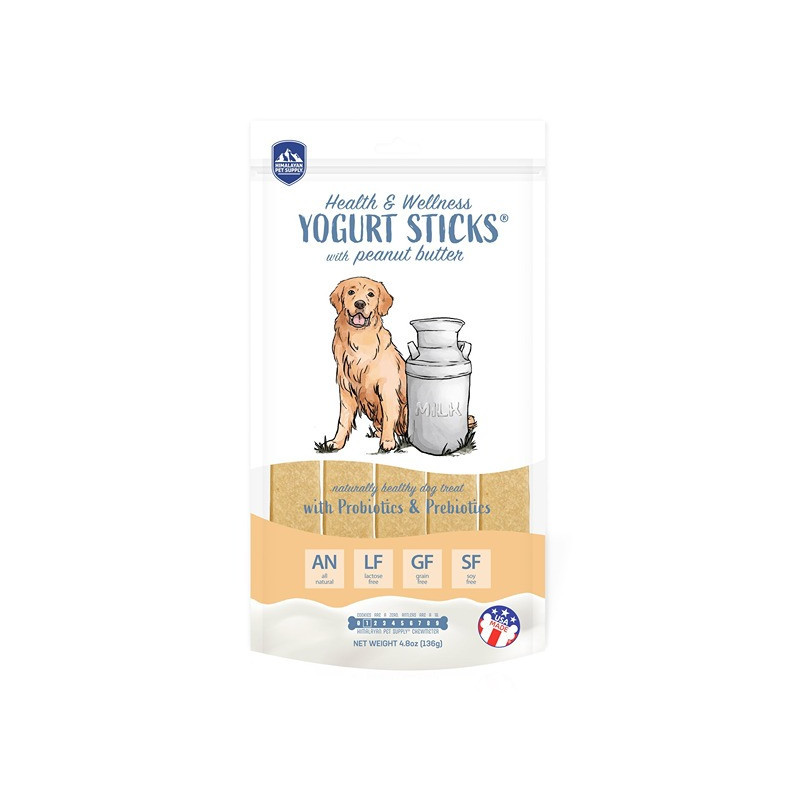 Himalayan Pet Yogurt Sticks Peanut Butter Flavour For Dogs Of All Ages, 136G (Pack Of 10)