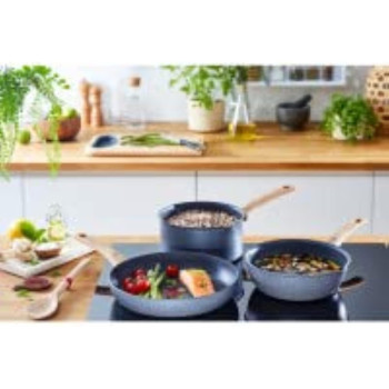 Tefal Natural Force Pan, Size 22 CM, Non-Stick, Grey