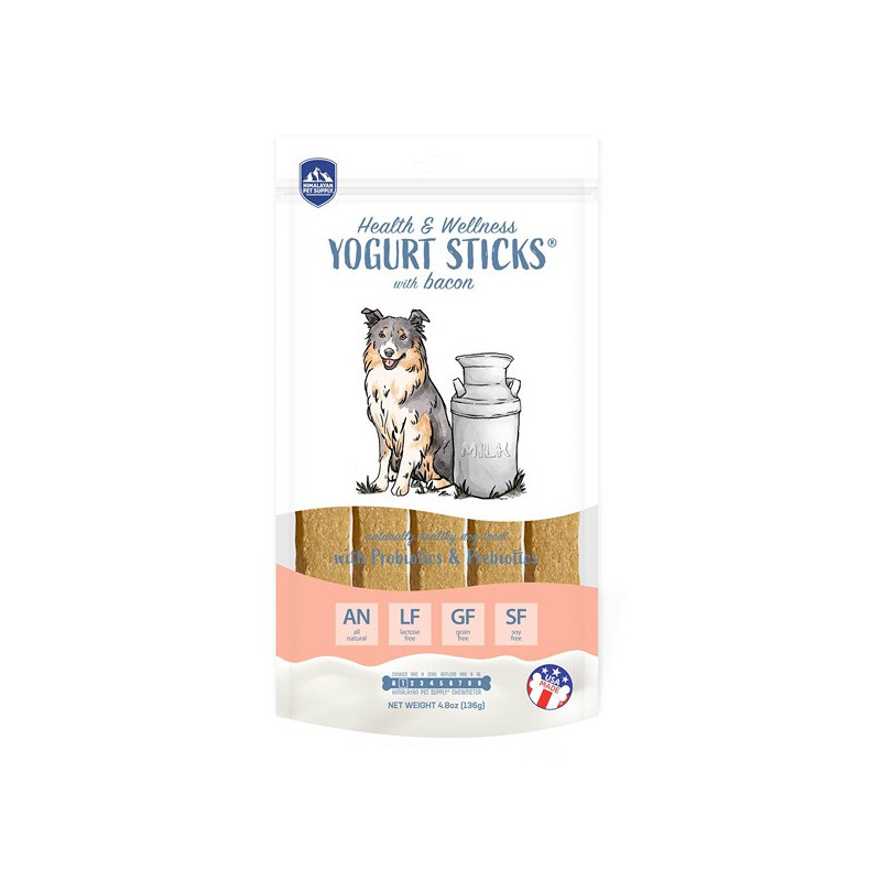 Himalayan Pet Supply Yogurt Sticks Bacon, 136G (Pack Of 10)
